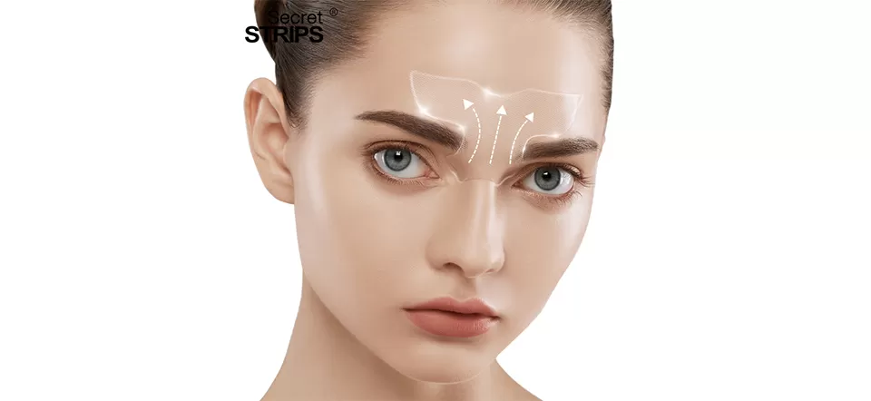 Anti Wrinkle Frown Lines Strips+Serum